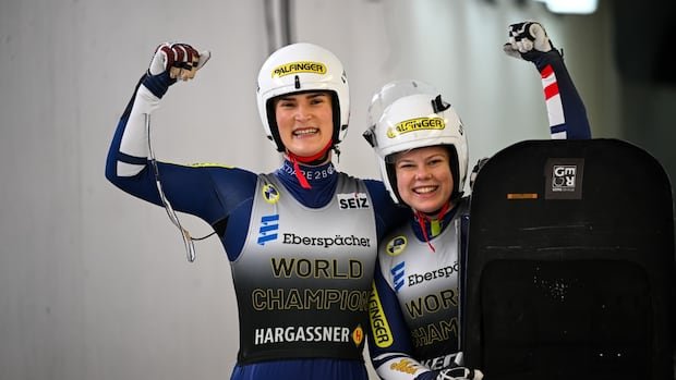 Egle-Kipp win 4th straight World Cup luge race