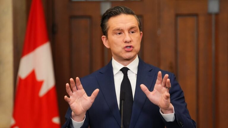 Poilievre says he needs ‘moral authority’ of being PM to take on Trump over tariffs