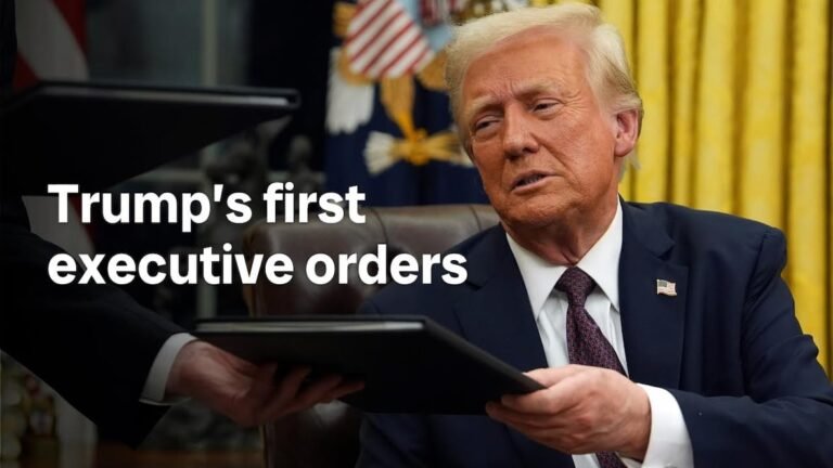Breaking down some of Trumpâs first executive orders