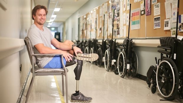 ‘I could hear bones shatter’: P.E.I. kiteboarder recounts shark attack that took his leg