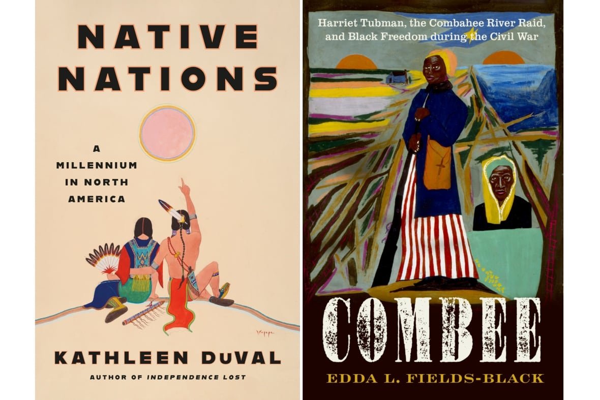 pulitzers A combination photo shows two novel covers side by side.