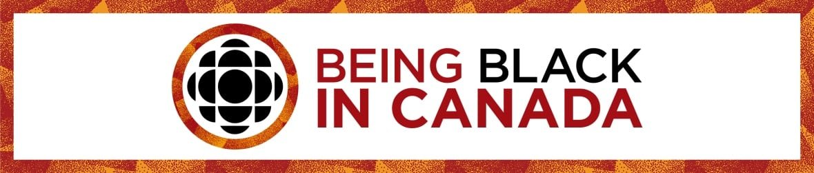 bbic CBC Gem logo in Black with a red and orange circle border with the words BEING BLACK IN CANADA. The graphic isframed in red and orange border.