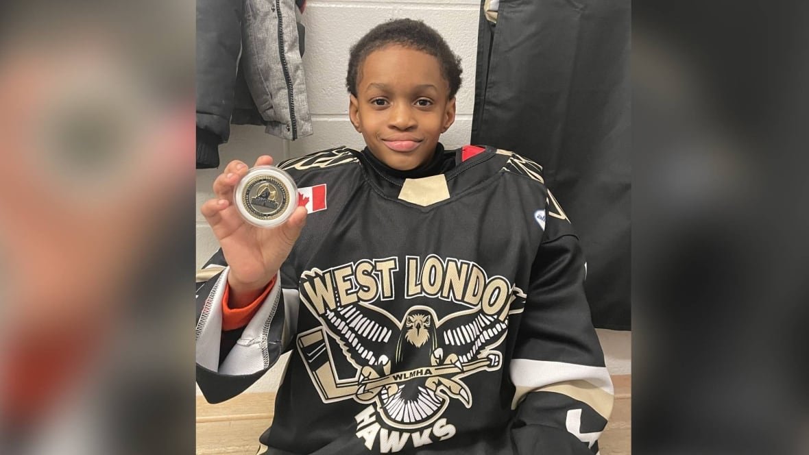 knyhiem-fraser Knyhiem Fraser, 10, joined the Kilimanjaro Ice Hockey Club to sharpen his skating skills. He says the club has allowed him to make lots of new friends and a better hockey player.