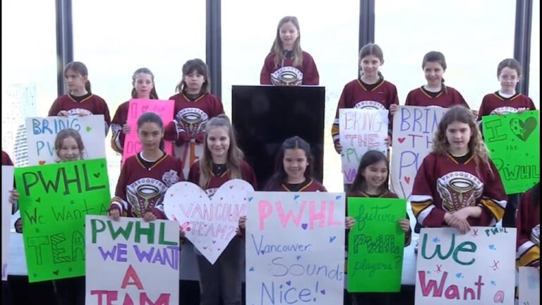 The Vancouver Angels announce the PWHL’s expansion into Vancouver