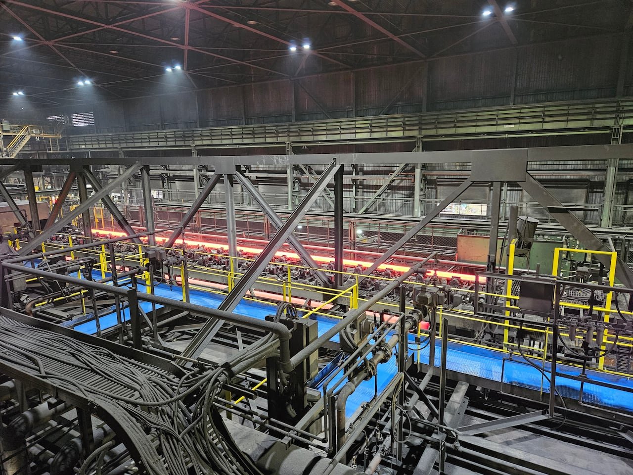 Inside the Tenaris tube-making facility in Sault Ste. Marie, Ont.