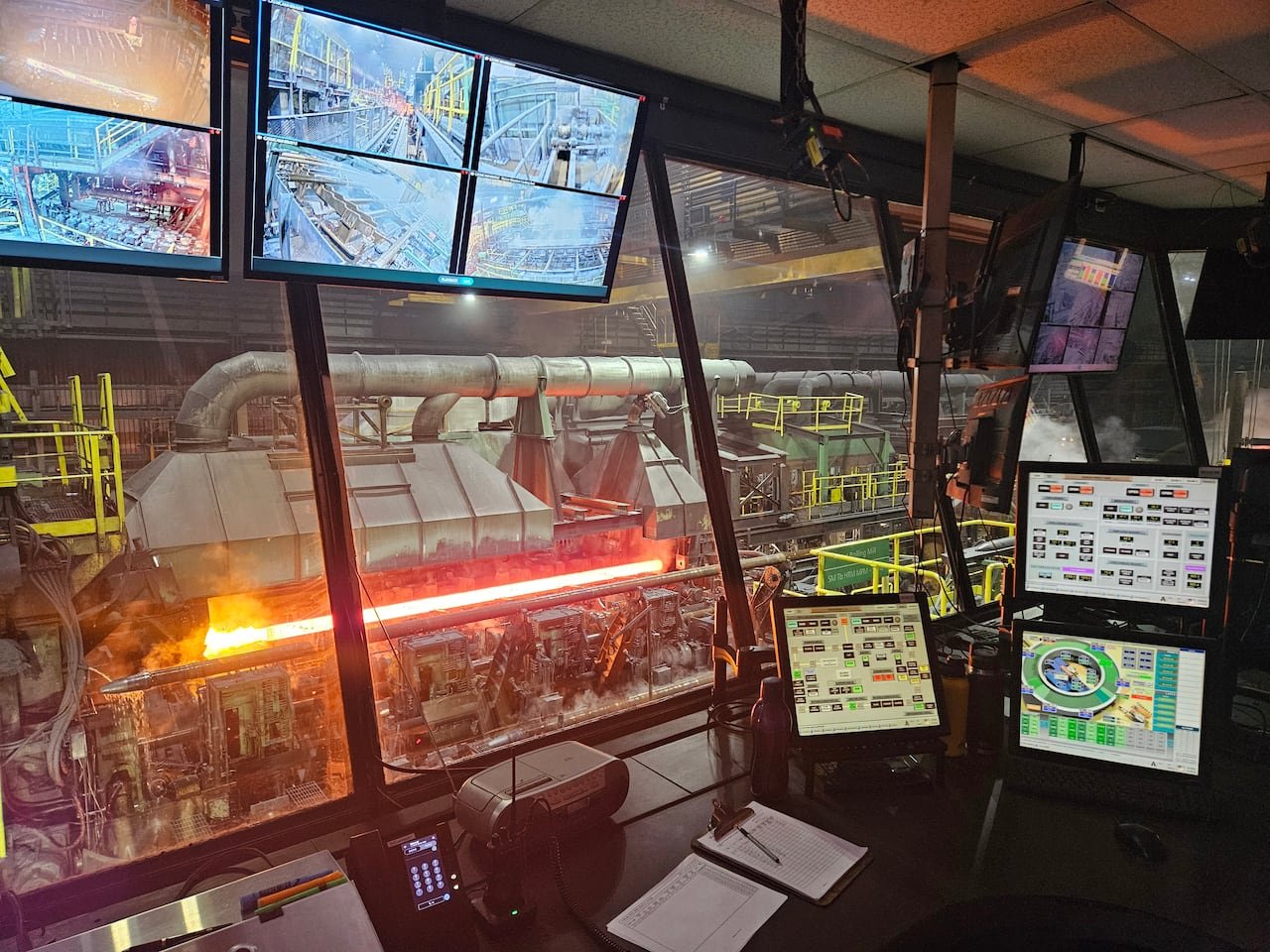 Inside the Tenaris tube-making facility in Sault Ste. Marie, Ont.